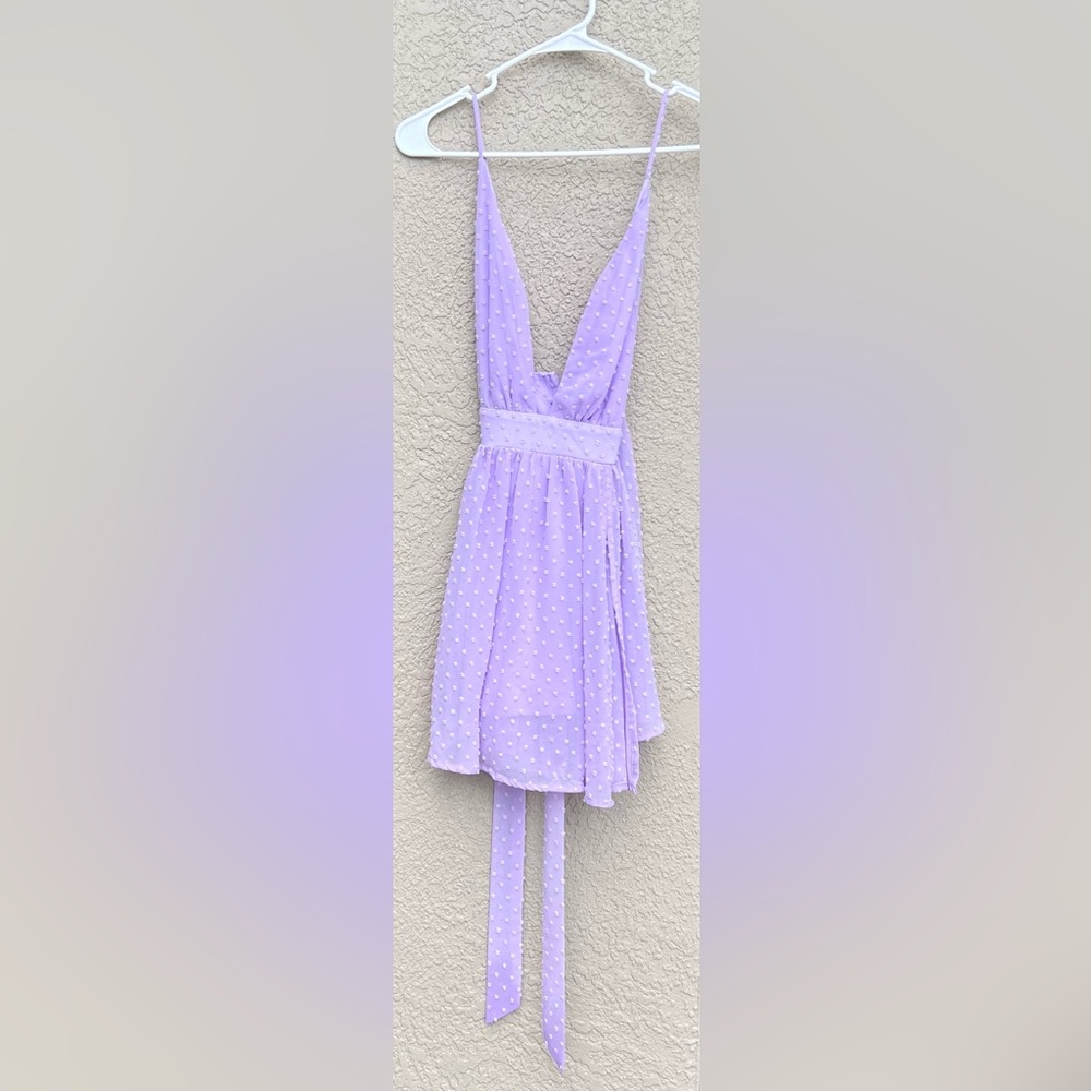 Stormi Chiffon Romper in Lavender